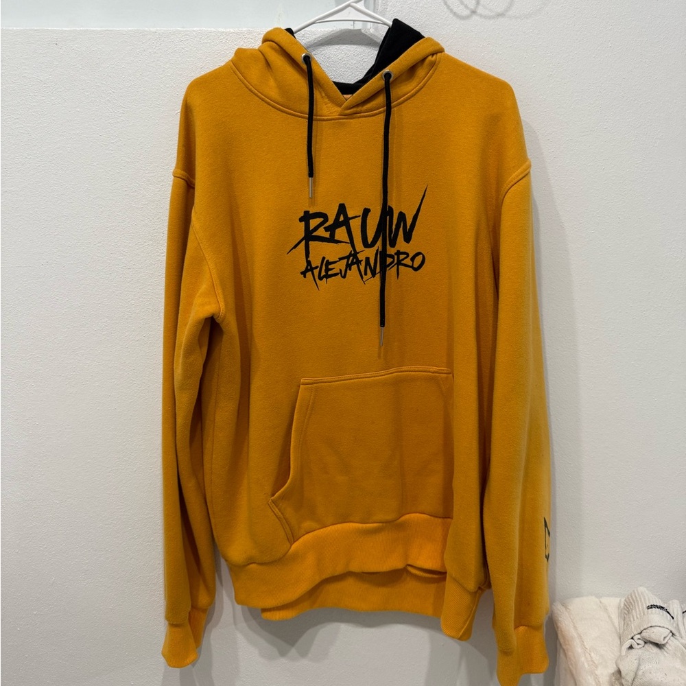 Rauw Alejandro Yellow Hoodie Merch OG